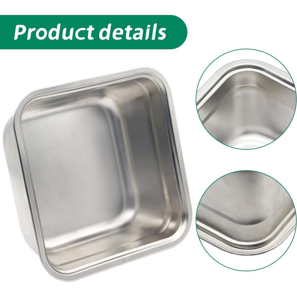 Cuenco para Perros MODUODUO Acero Inoxidable 2 Juegos 3L