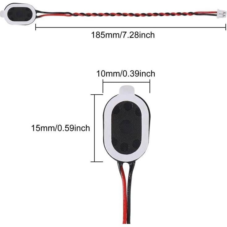 12 Altavoces Mini 1W 8 Ohm JUZITAO para Proyectos DIY