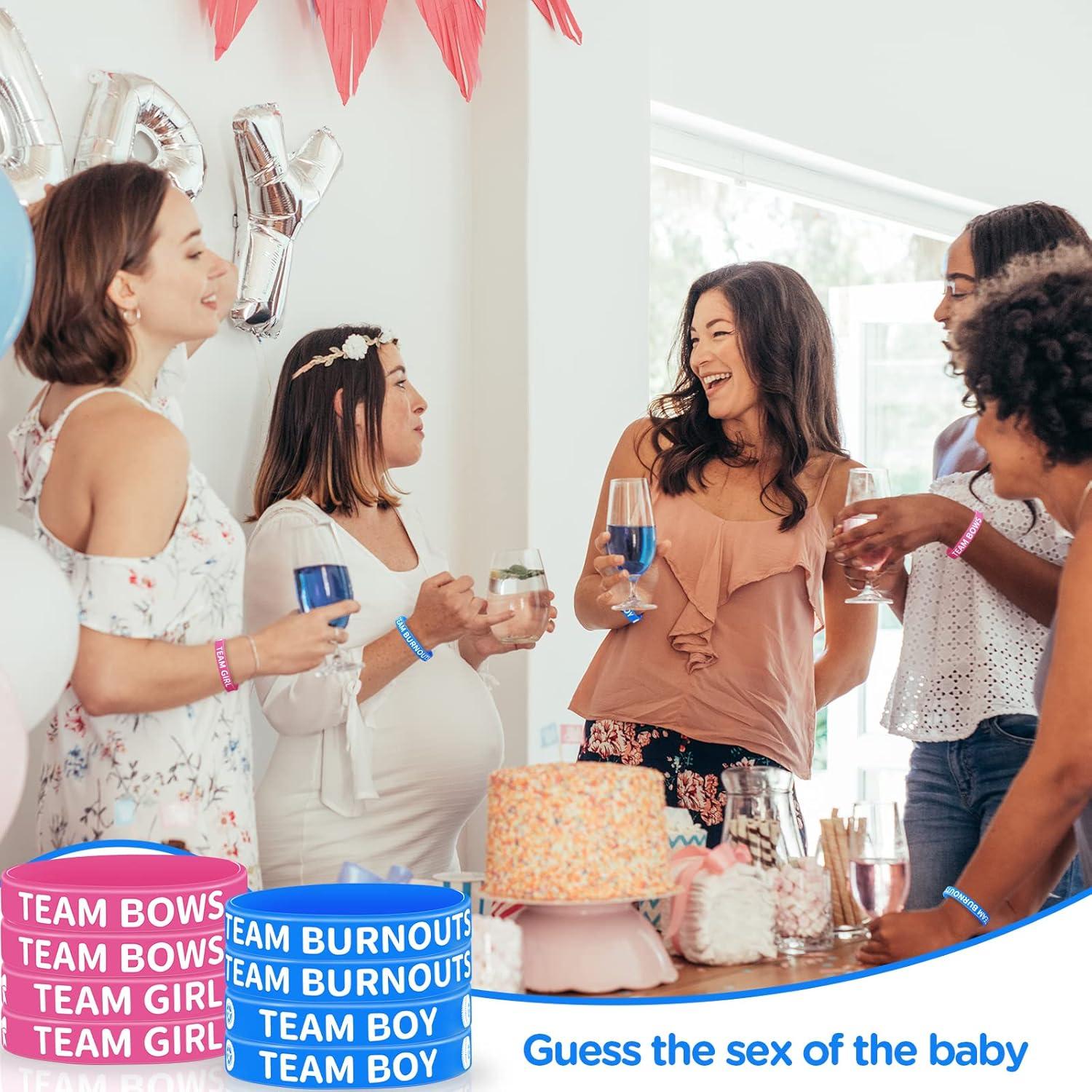 48 Pulseras de Silicona Revelación de Género Civaner