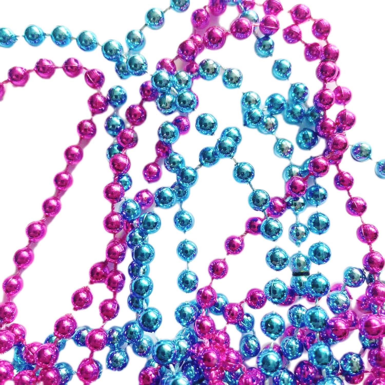 Cuentas Revelar Género Bebé POHU 6mm Azul y Rosa Set 50