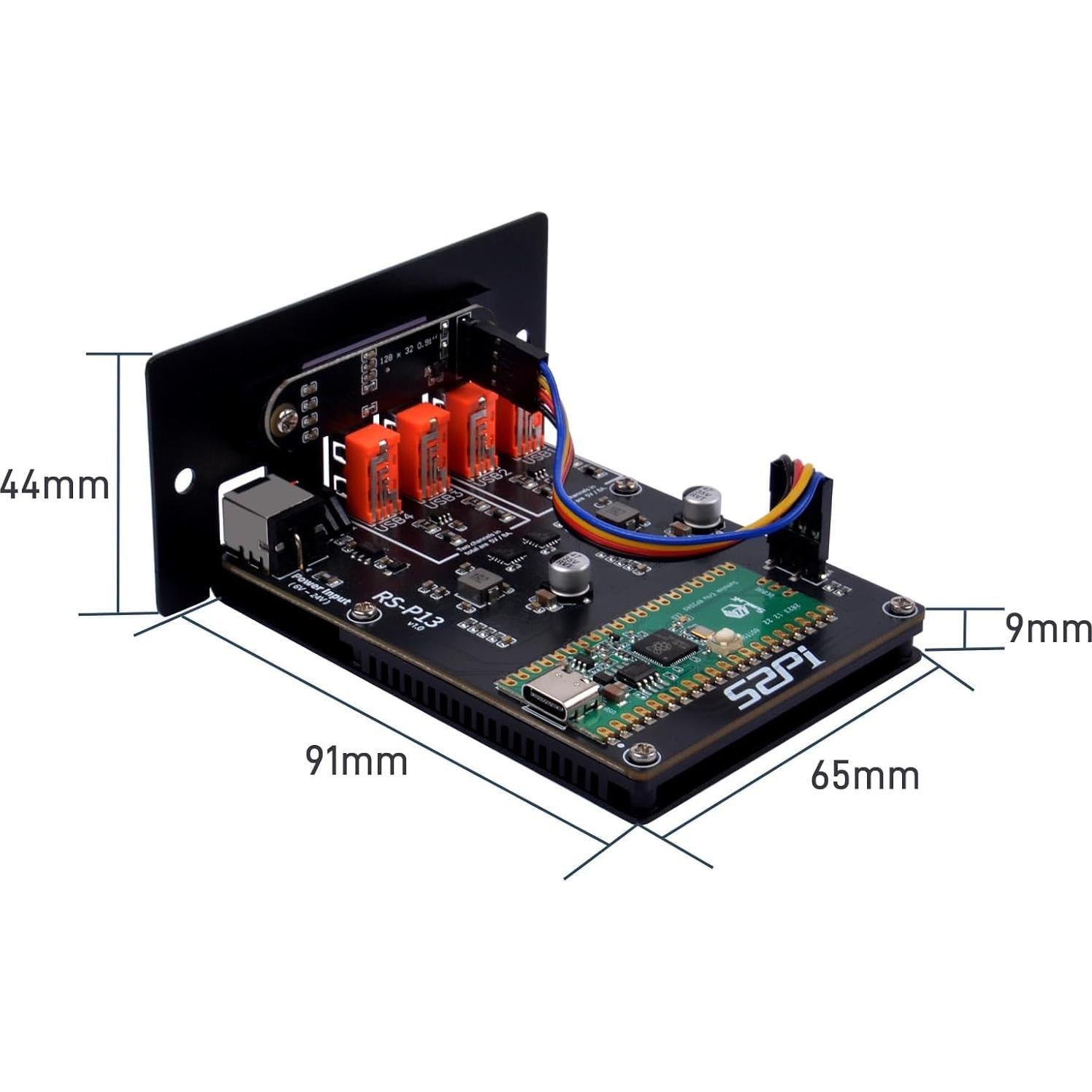 Módulo de Suministro de Energía GeeekPi 4 USB 5V 8A 1U Rack