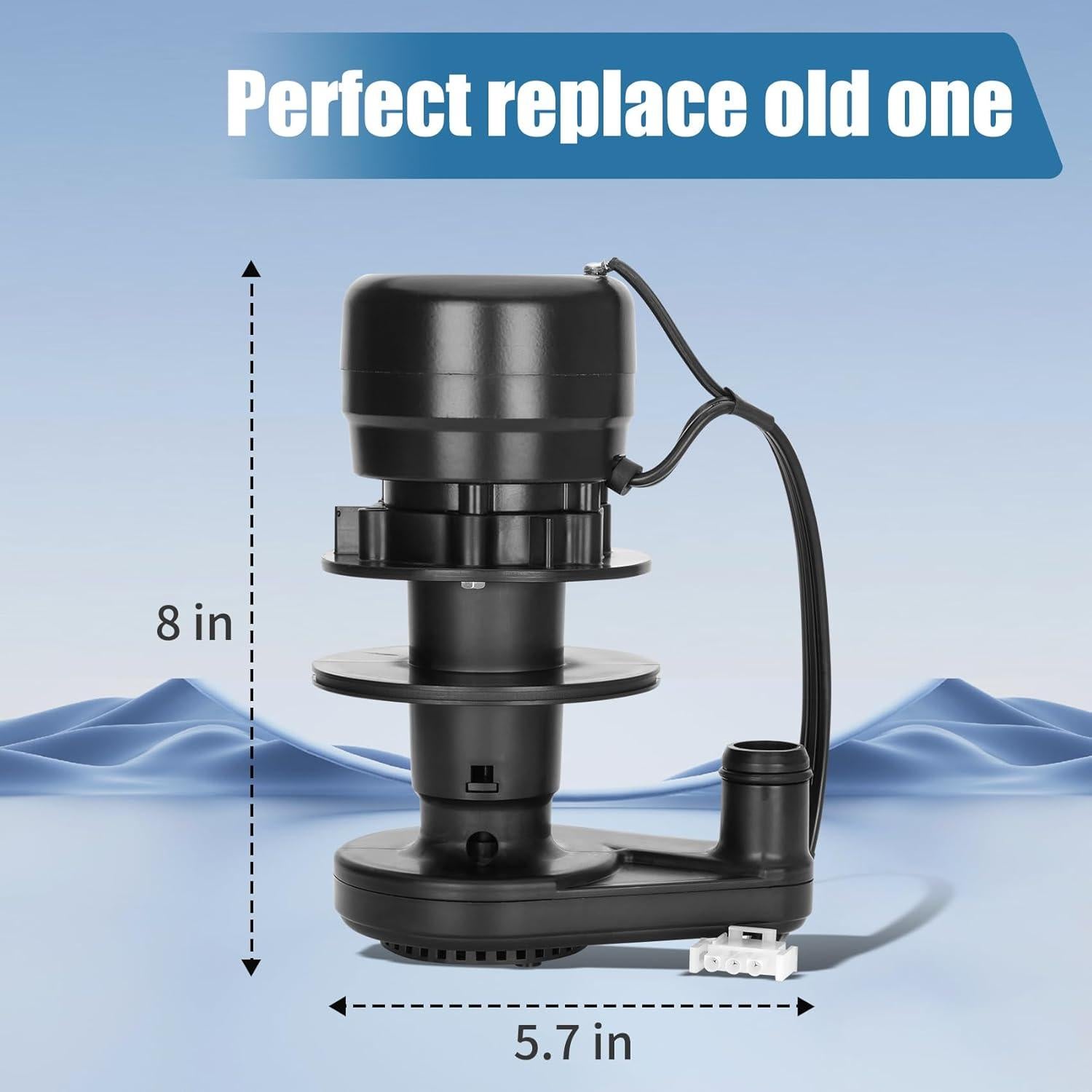 Bomba de Agua Harsire 2008929 para Máquina de Hielo 115V