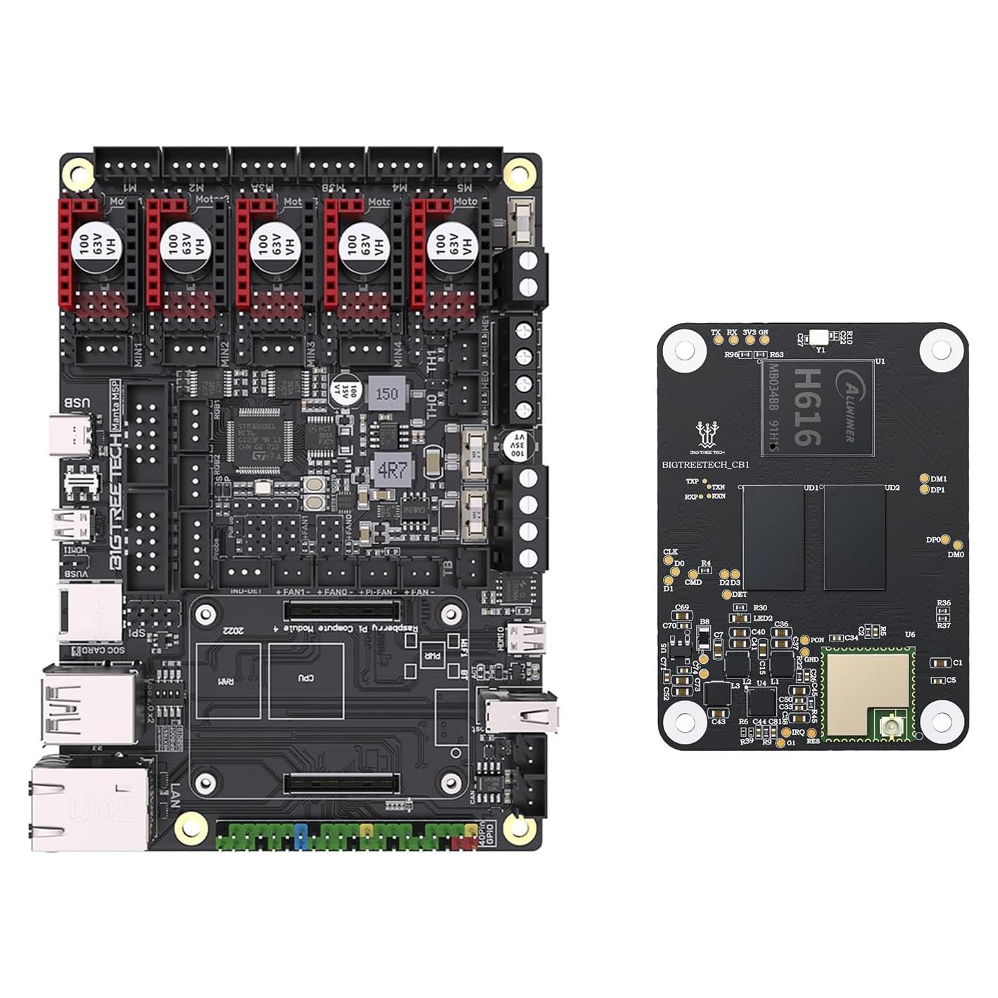 Placa Base BIGTREETECH Manta M5P+CB1 V2.2 1GB DDR3 Klipper