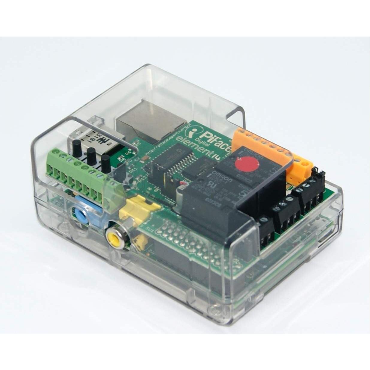 Caja Protectora Transparente para Raspberry Pi con PiFace
