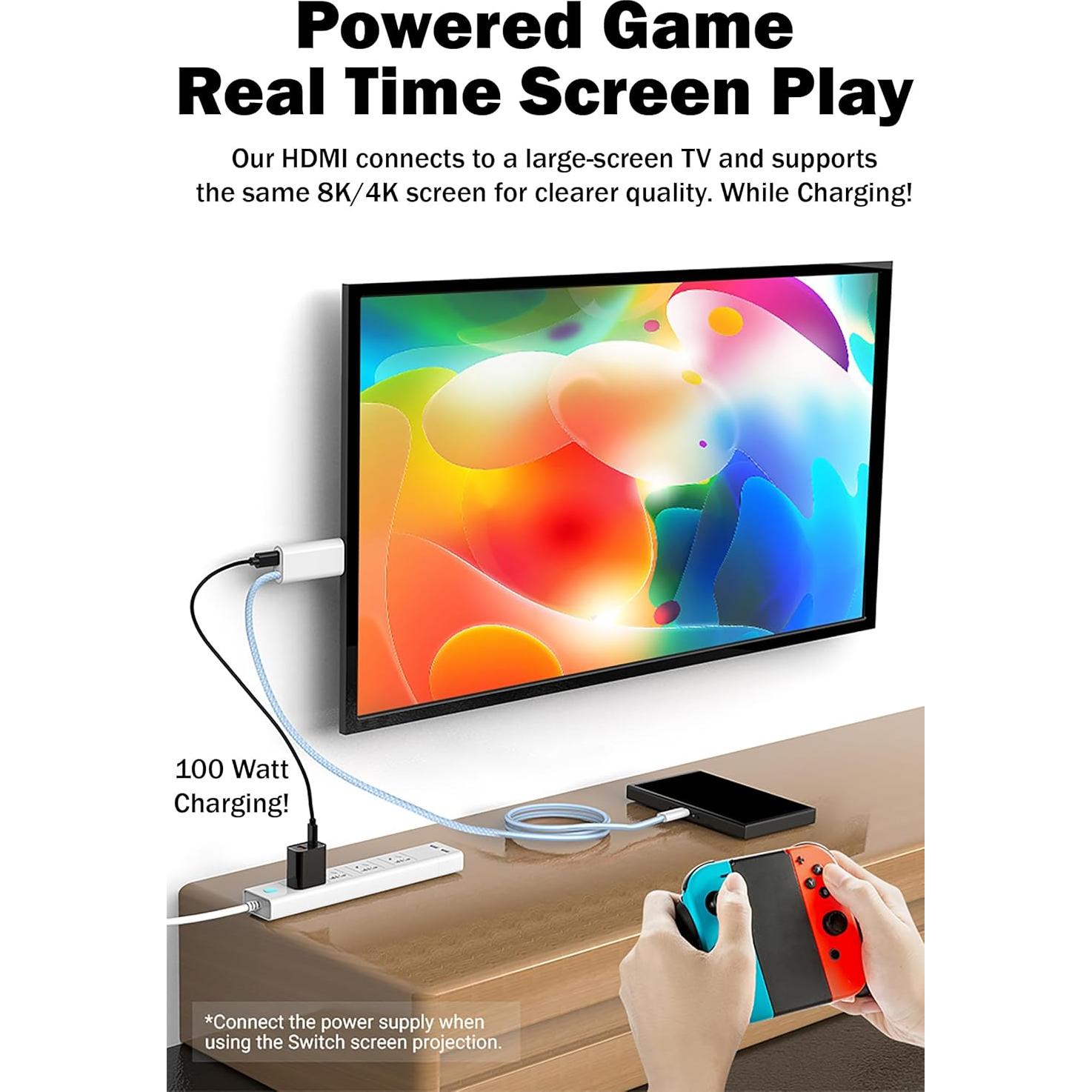 Cable HDMI USB-C 8K/4K Tek Styz 100W para Raspberry Pi 4