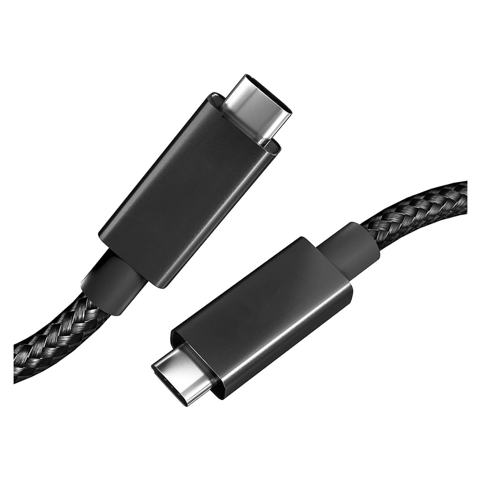 Cable USB-C Doble PD 100W TEK STYZ 0.3M 8K HDMI Compatible Raspberry Pi