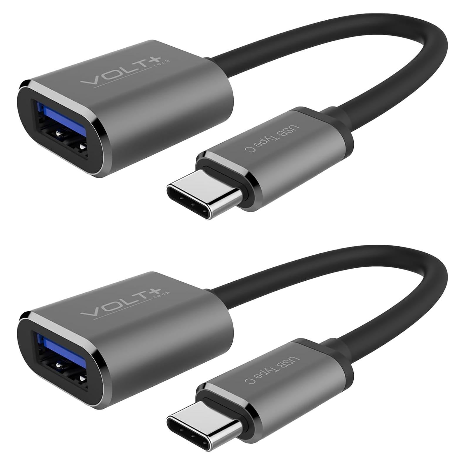 Adaptador USB-C a USB-A 3.0 Volt Plus Tech 2 Pack 5Gbps