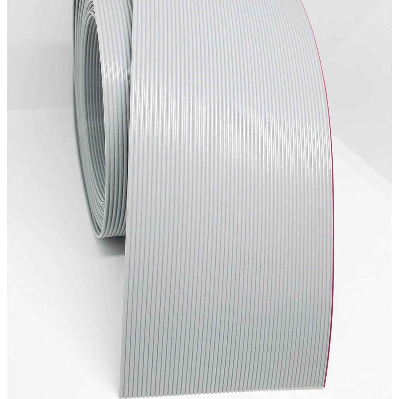 Cable de Cinta Plana IDC 50 Hilos 100 Pies Marvic Gris