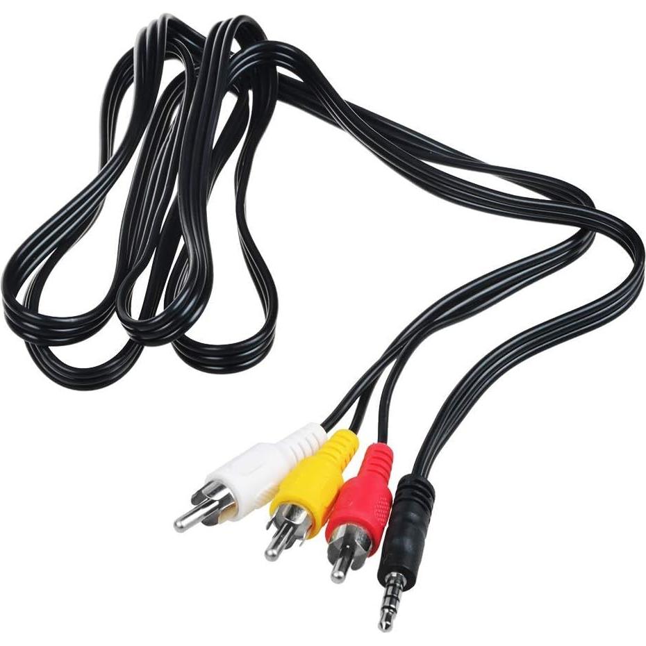 Cable de Audio y Video AV Guy-Tech 1.52m 3.5mm a 3 RCA