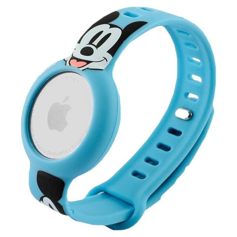 Banda de Muñeca Disney Ajustable para Apple AirTag - Mickey Azul