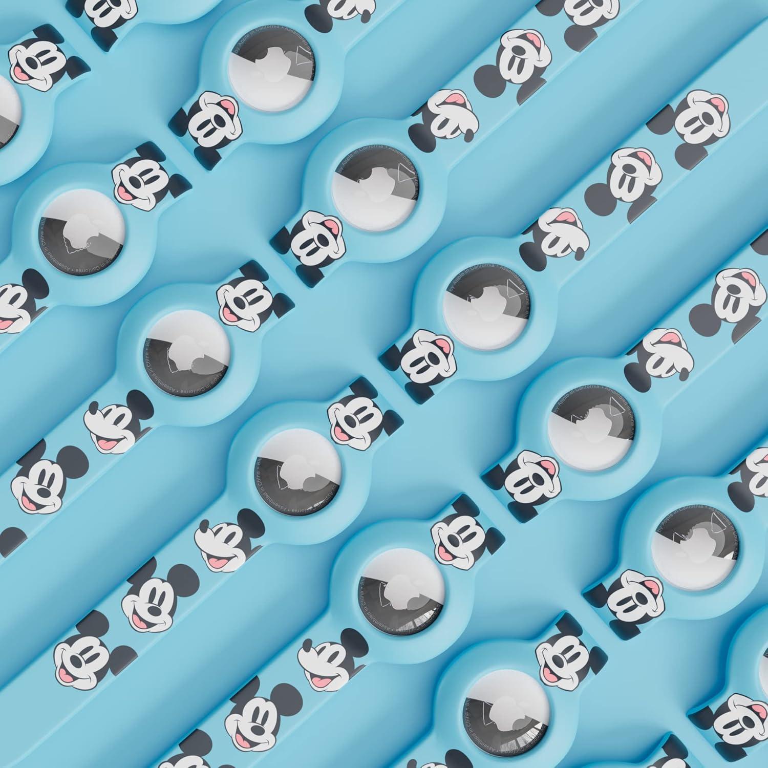 Banda de Muñeca Disney Ajustable para Apple AirTag - Mickey Azul