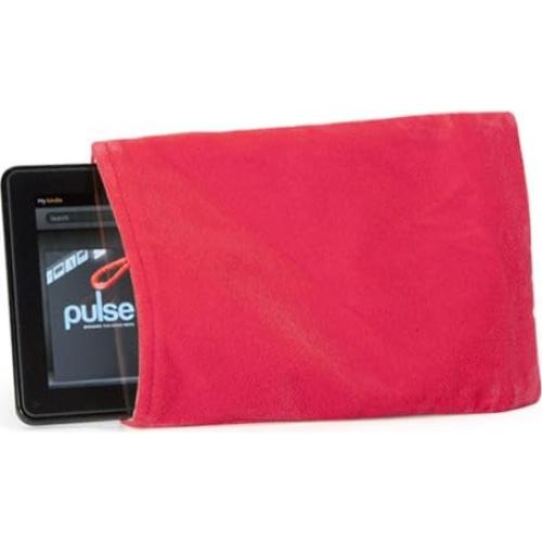 BoxWave Case Compatible with Raspberry Pi Touchscreen Display - Velvet Pouch, Soft Velour Fabric Bag Sleeve with Drawstring - Cosmo Pink