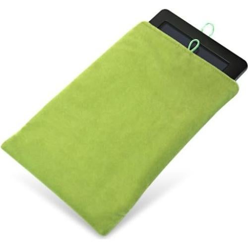 BoxWave Case Compatible with Raspberry Pi Touchscreen Display - Velvet Pouch, Soft Velour Fabric Bag Sleeve with Drawstring - Cosmo Pink