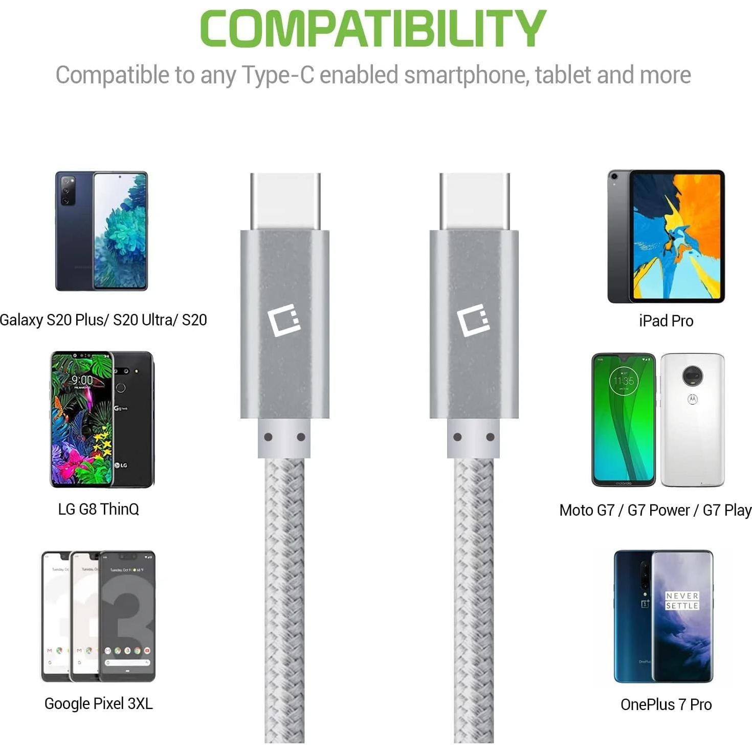 Cable USB-C Dual 60W Rápido para Raspberry Pi 4 Modelo B+