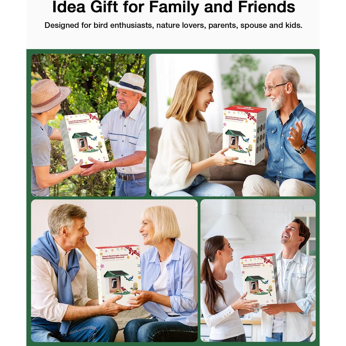 Comedero para Aves HARYMOR Q8 con Cámara 2K y Solar