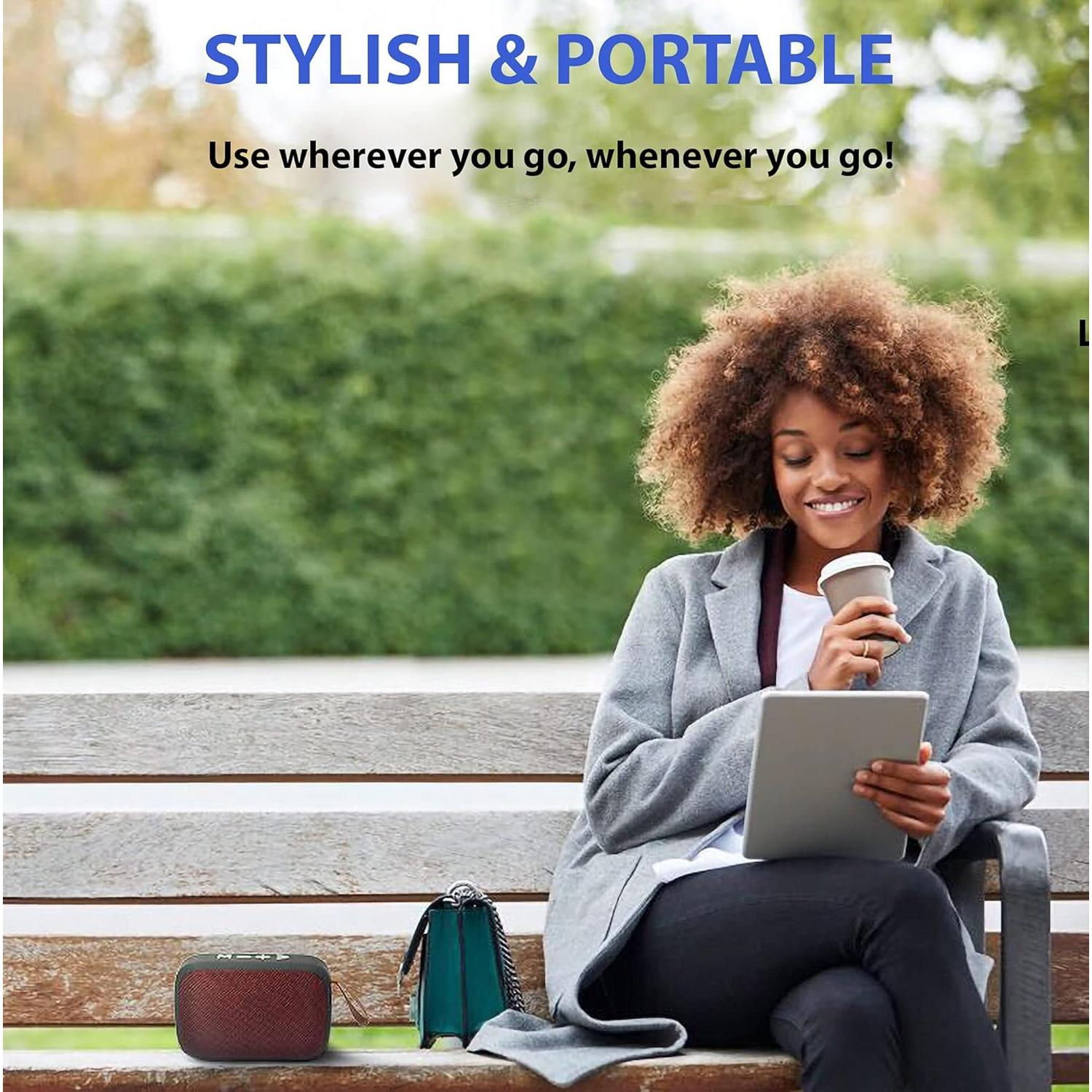 Altavoz Bluetooth Portátil Tek Styz G2 Pro 800mAh Verde