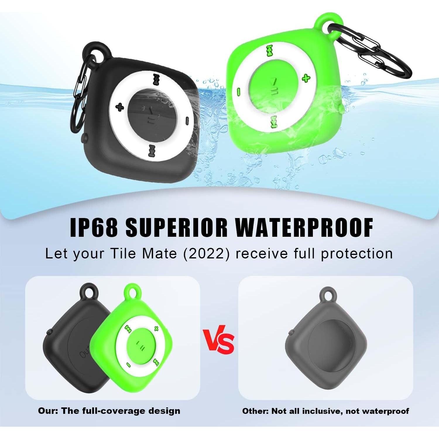 Funda de Silicona Impermeable para Tile Mate 2022 - 2 Pack