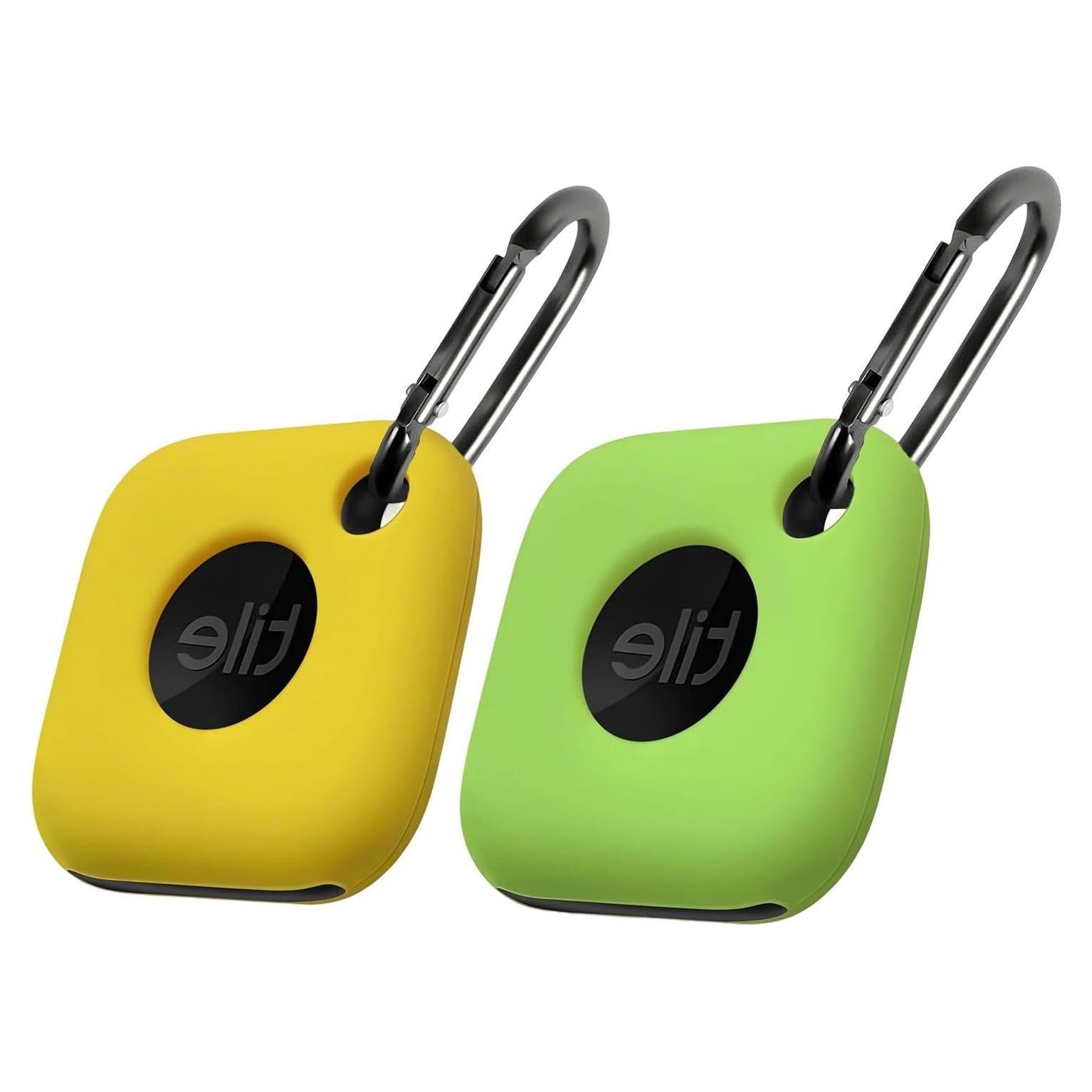 Funda de Silicona Geiomoo para Tile Mate 2024/2022 - 2 Pzs Amarillo+Verde