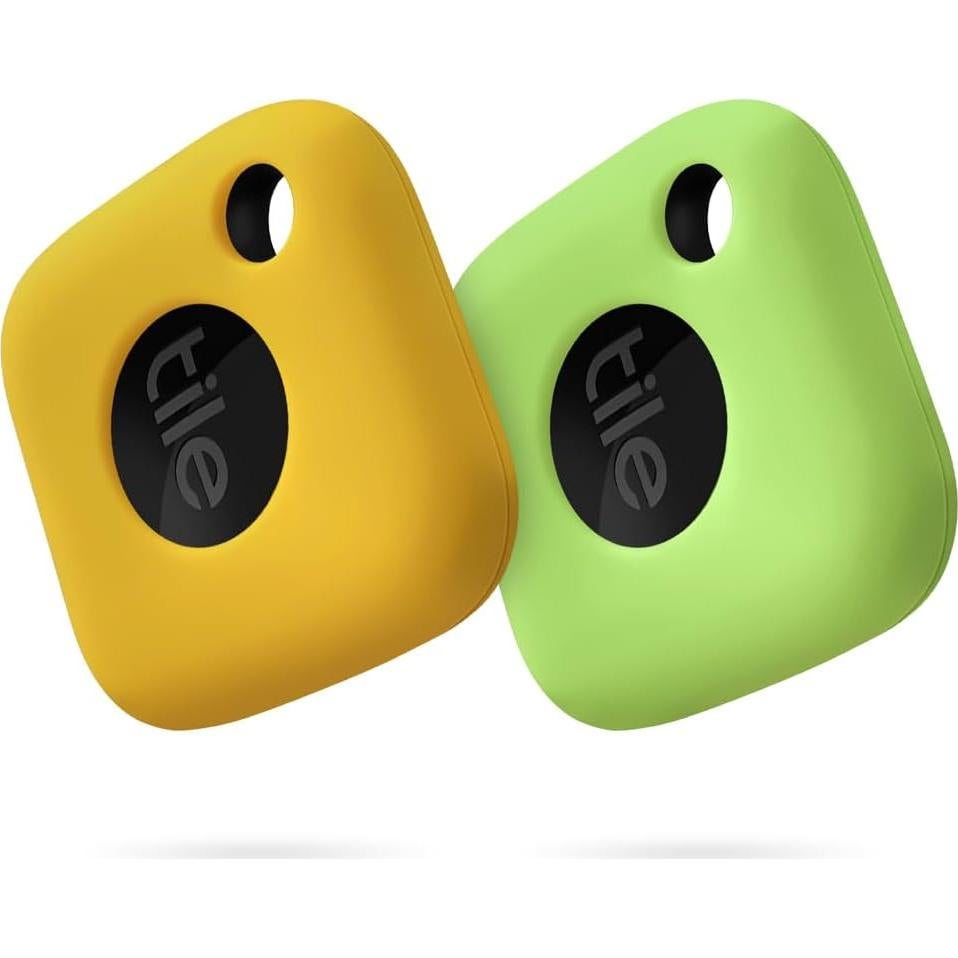 Funda de Silicona Geiomoo para Tile Mate 2024/2022 - 2 Pzs Amarillo+Verde