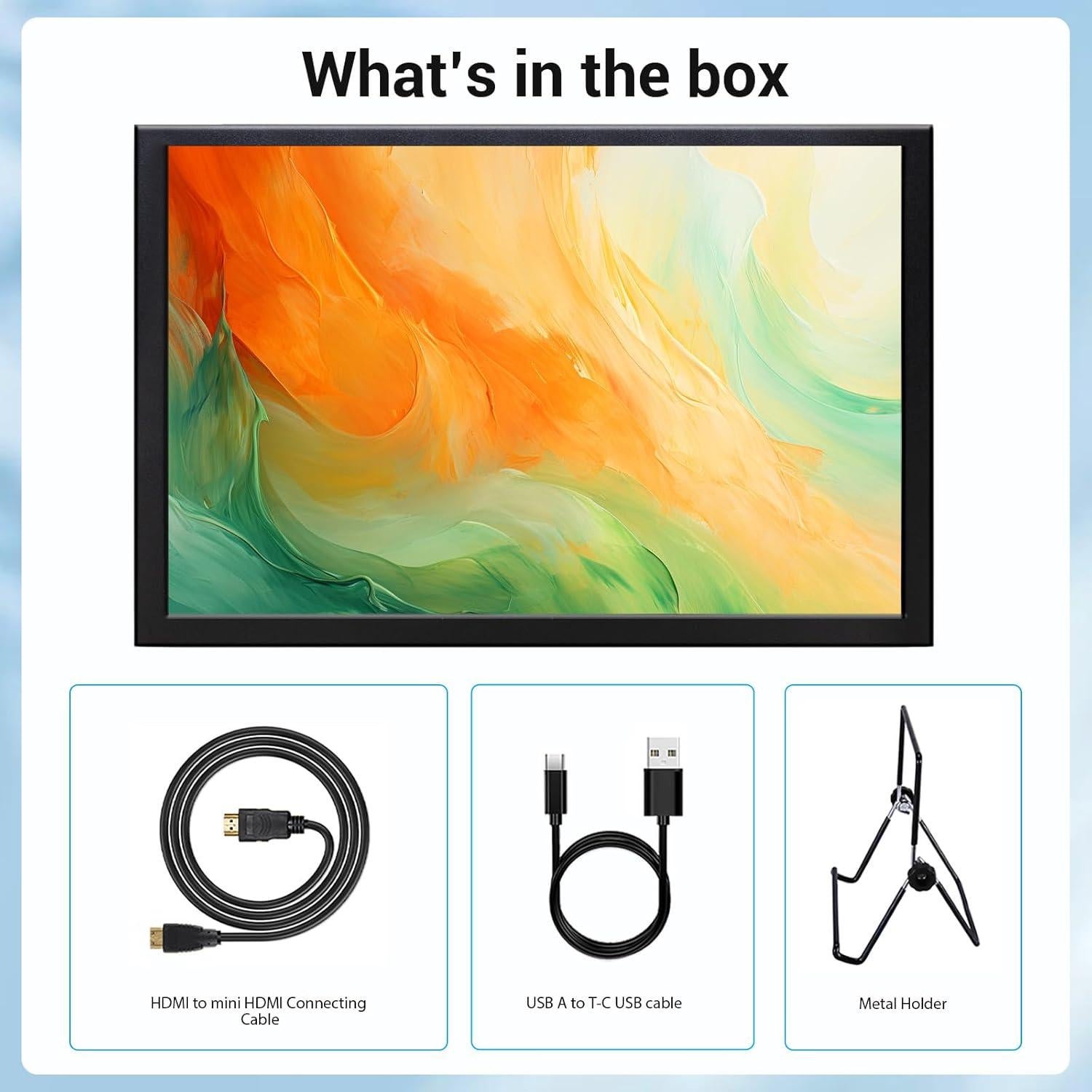 Monitor Portátil VIEWMEI 8" HDMI 1280x800 con Altavoces