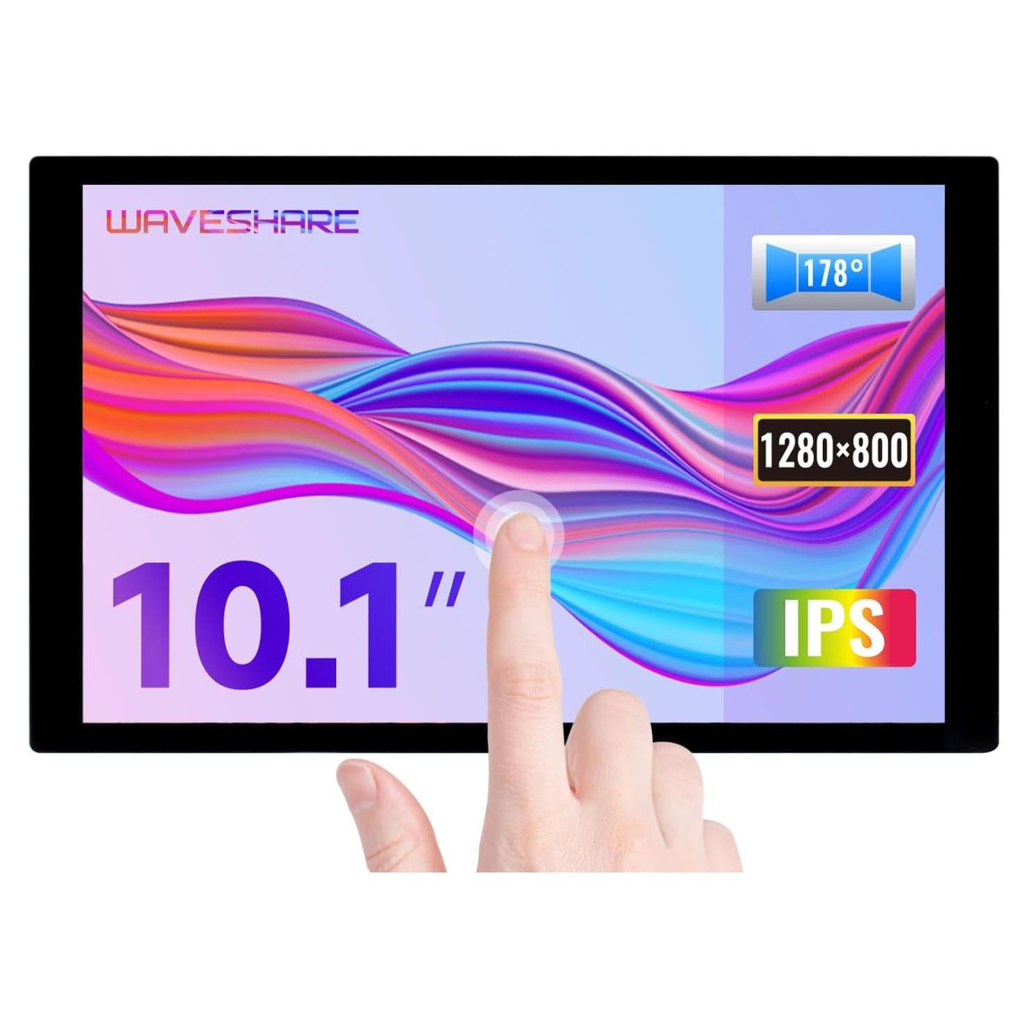 Pantalla Táctil Capacitiva Waveshare 10.1" 1280x800 IPS DSI