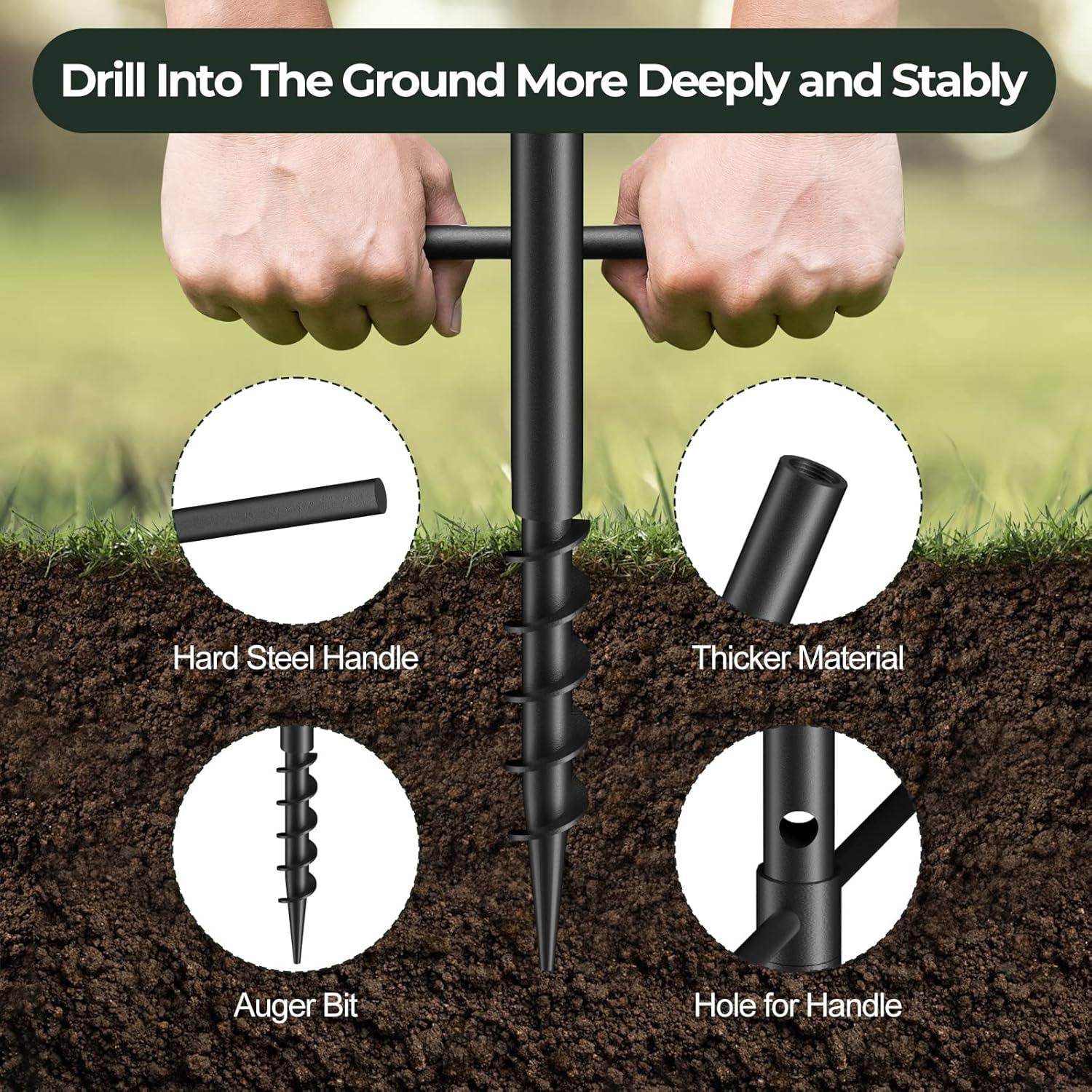 Poste para Comedero de Aves Optimech 233 cm con Baffle