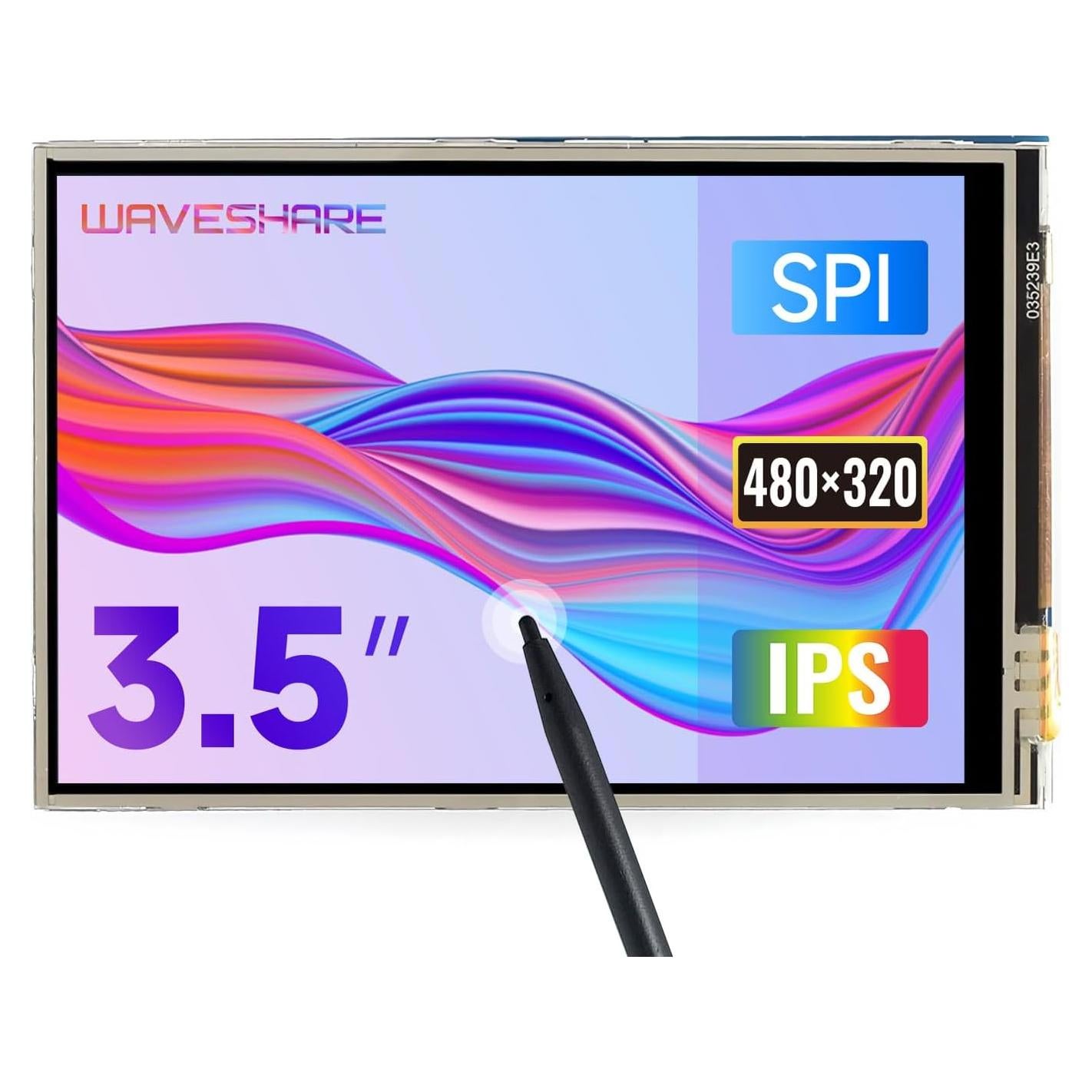 Pantalla Táctil Waveshare 3.5" LCD 480x320 para Raspberry Pi