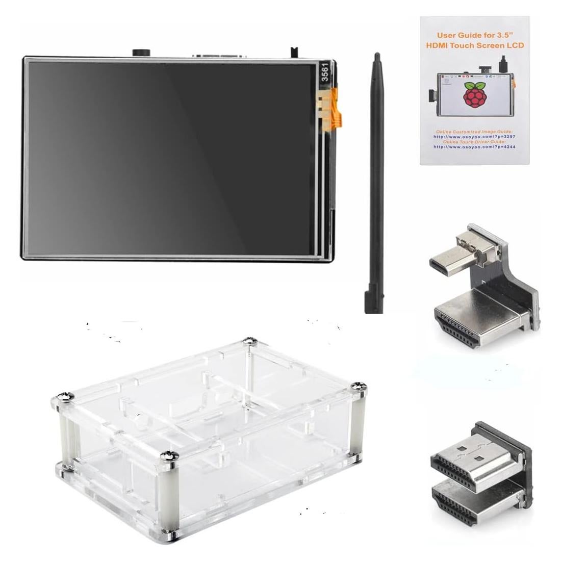 Pantalla Táctil HDMI 3.5" OSOYOO para Raspberry Pi 4/5