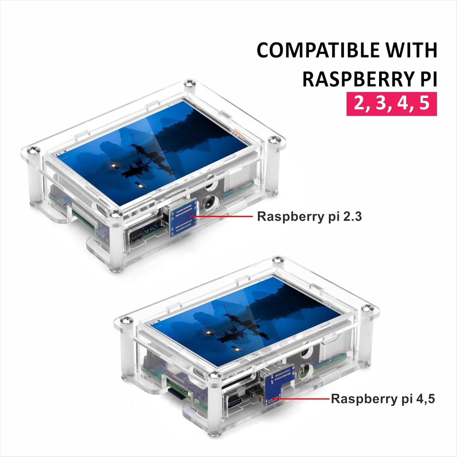 Pantalla Táctil HDMI 3.5" OSOYOO para Raspberry Pi 4/5