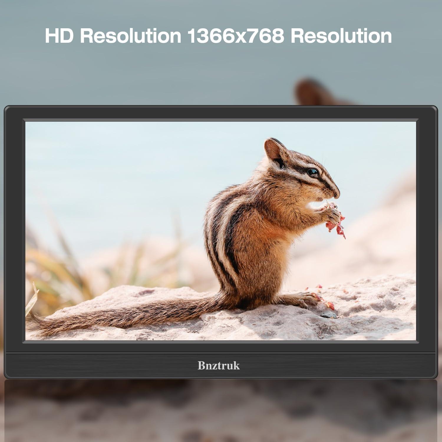 Monitor Portátil 13.3" FHD TFT HDMI VGA 1366x768 para PC y Consolas