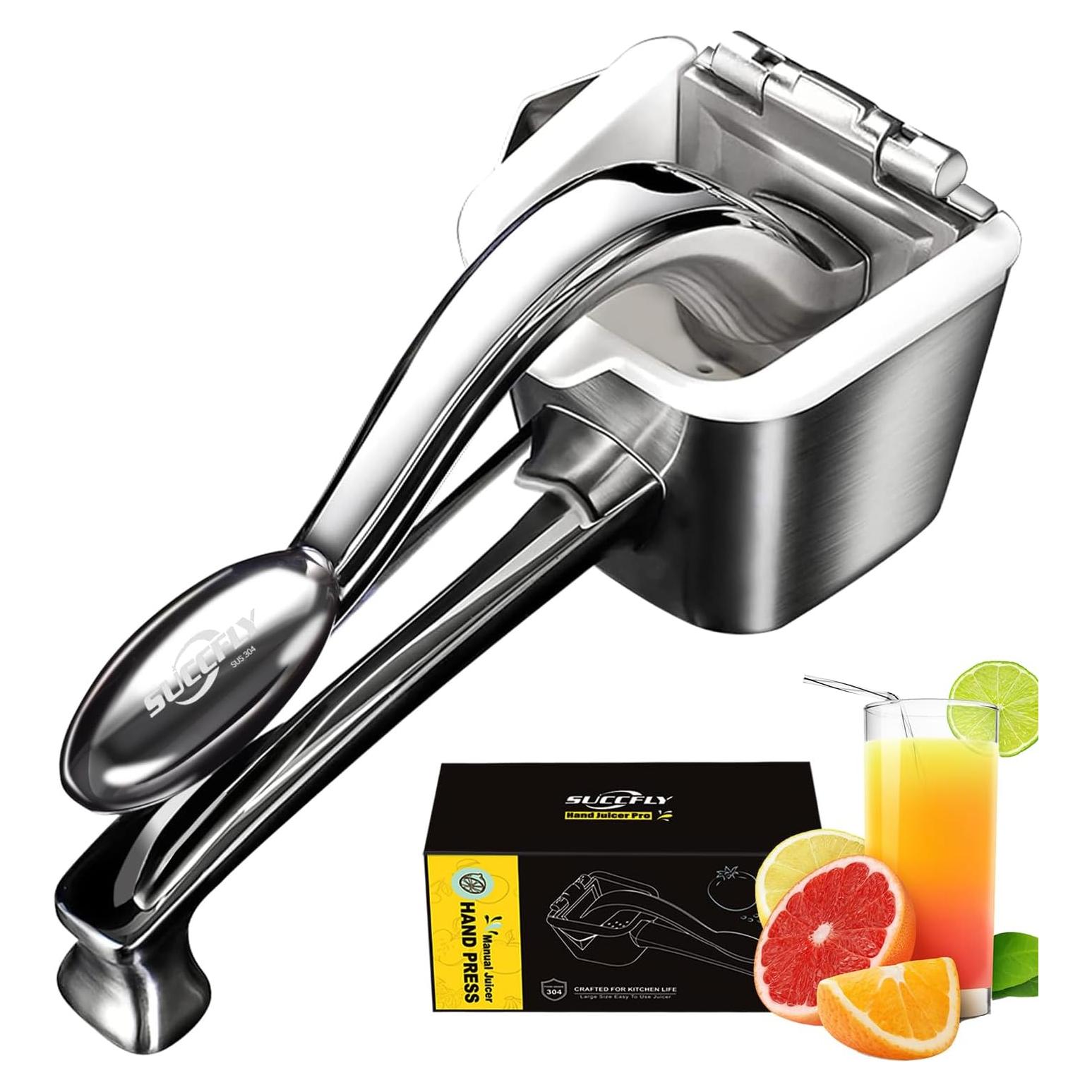Exprimidor Manual SUCCFLY de Acero Inoxidable 550ml