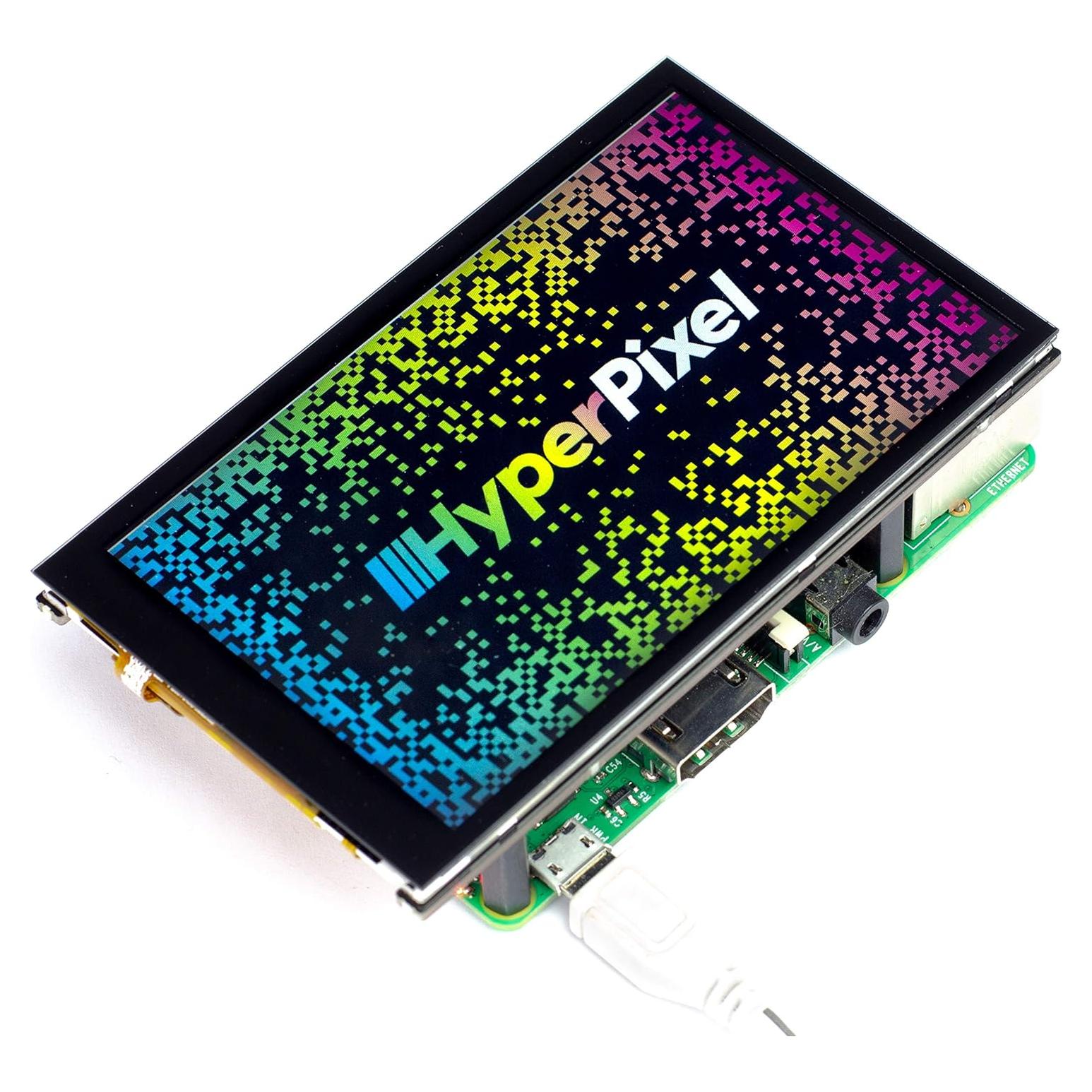 Pantalla Táctil 4" HyperPixel para Raspberry Pi - Alta Resolución