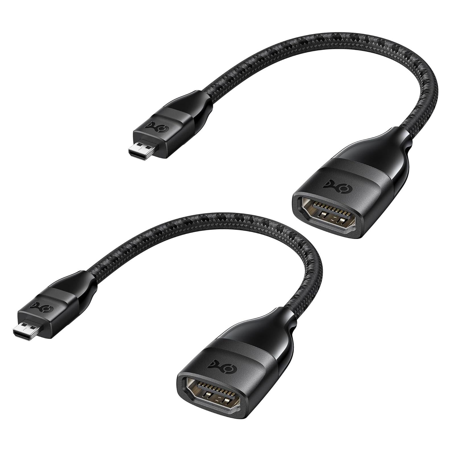 Adaptador Micro HDMI a HDMI Cable Matters 8K 60Hz - 15.24 cm