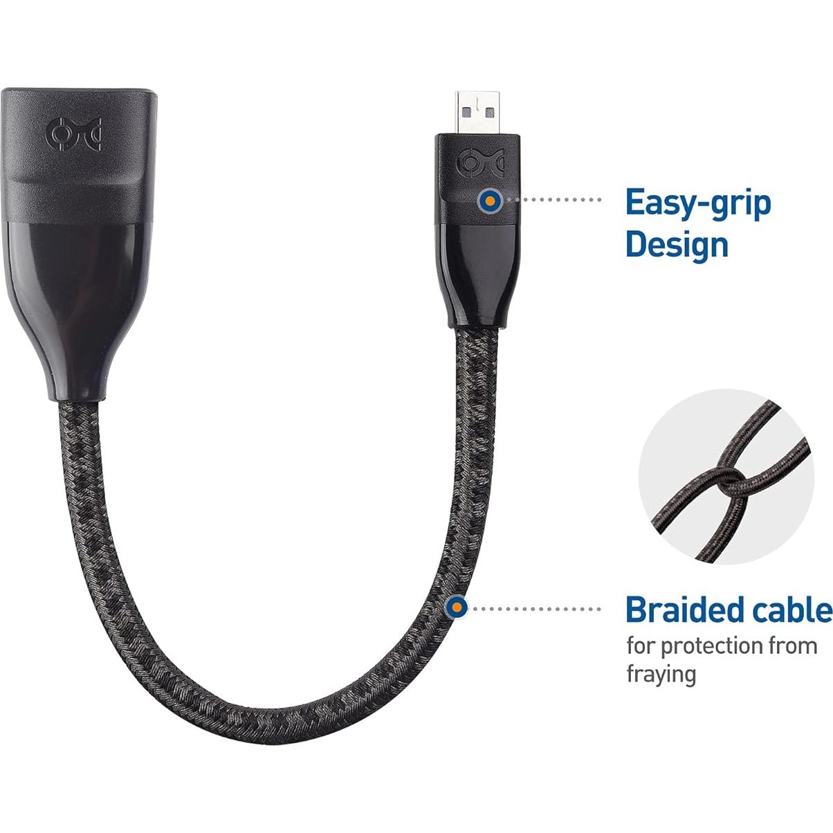 Adaptador Micro HDMI a HDMI Cable Matters 8K 60Hz - 15.24 cm