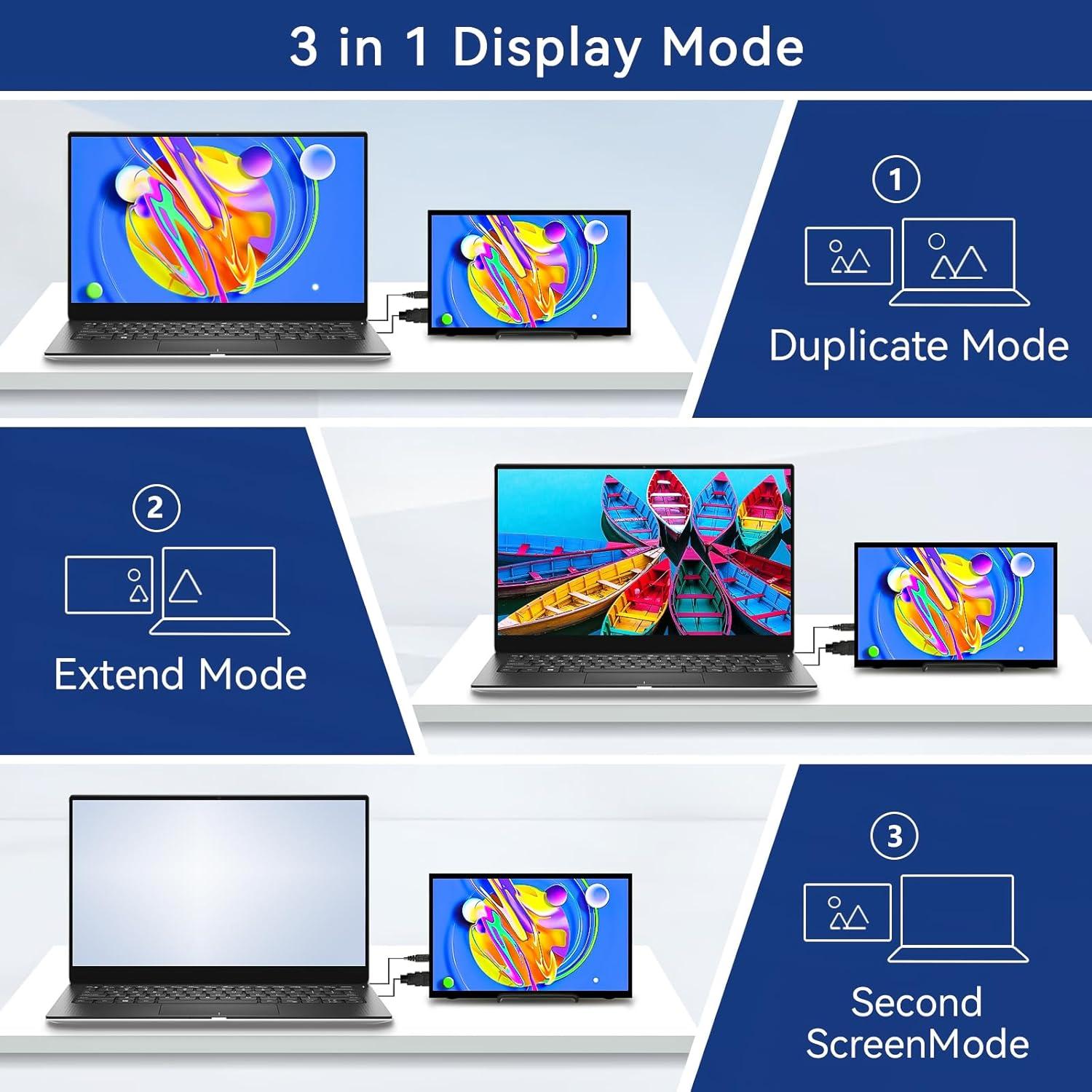 Monitor Táctil IPS 11.6" FHD HAMTYSAN para Raspberry Pi