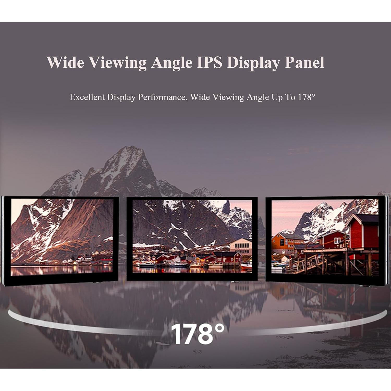 Monitor DSI 5" UeeKKoo Táctil Capacitivo 1024x600 IPS