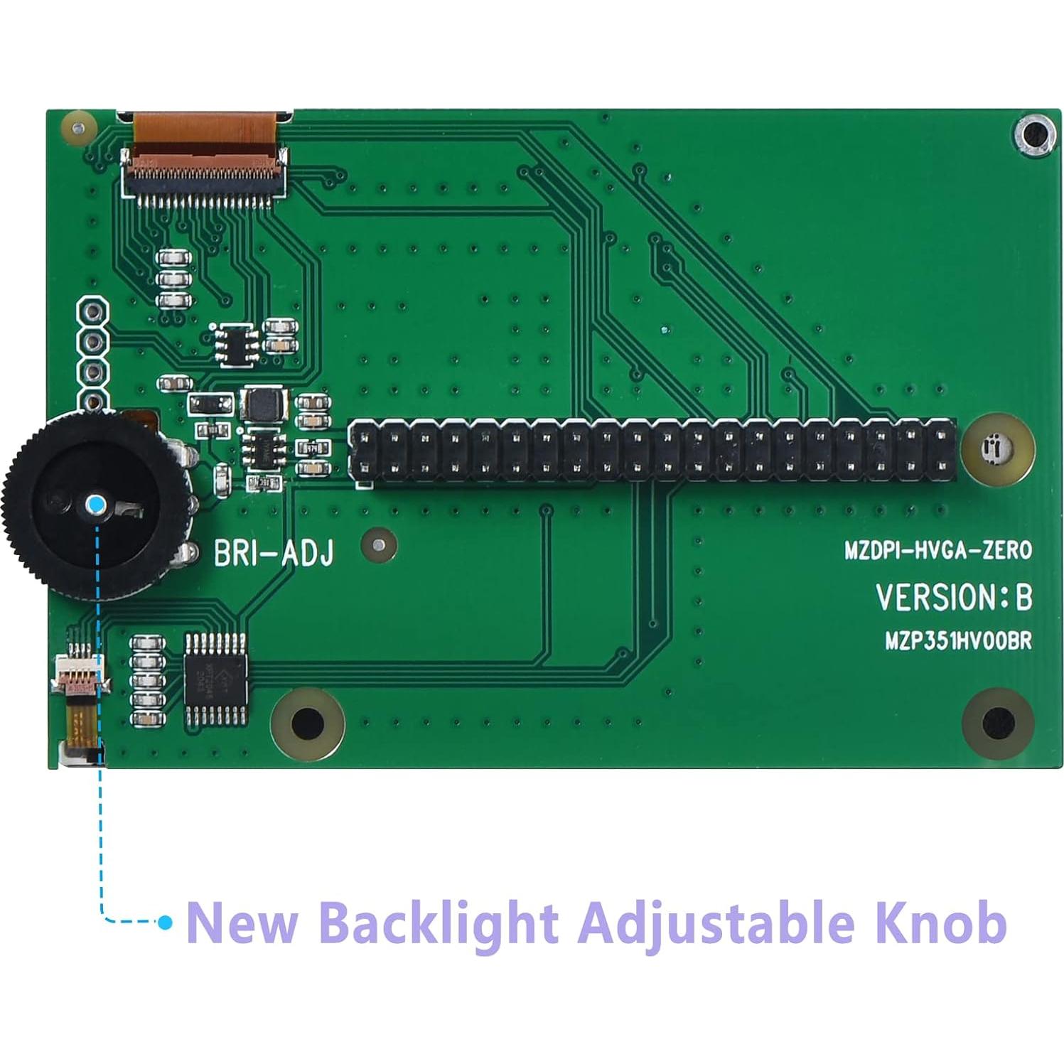 Pantalla Táctil 3.5" iUniker 480x320 para Raspberry Pi Zero