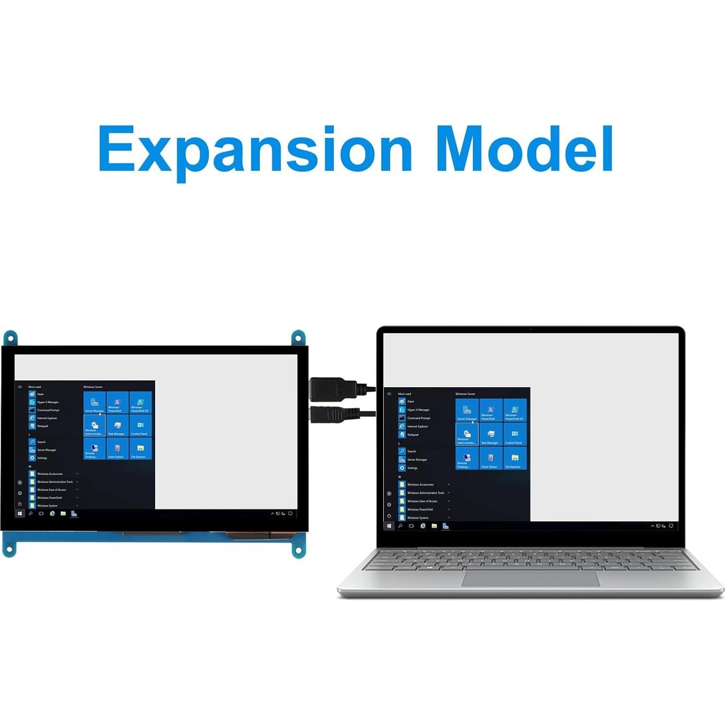 Pantalla Táctil IPS 7" XIITIA 1024x600 HDMI Capacitiva