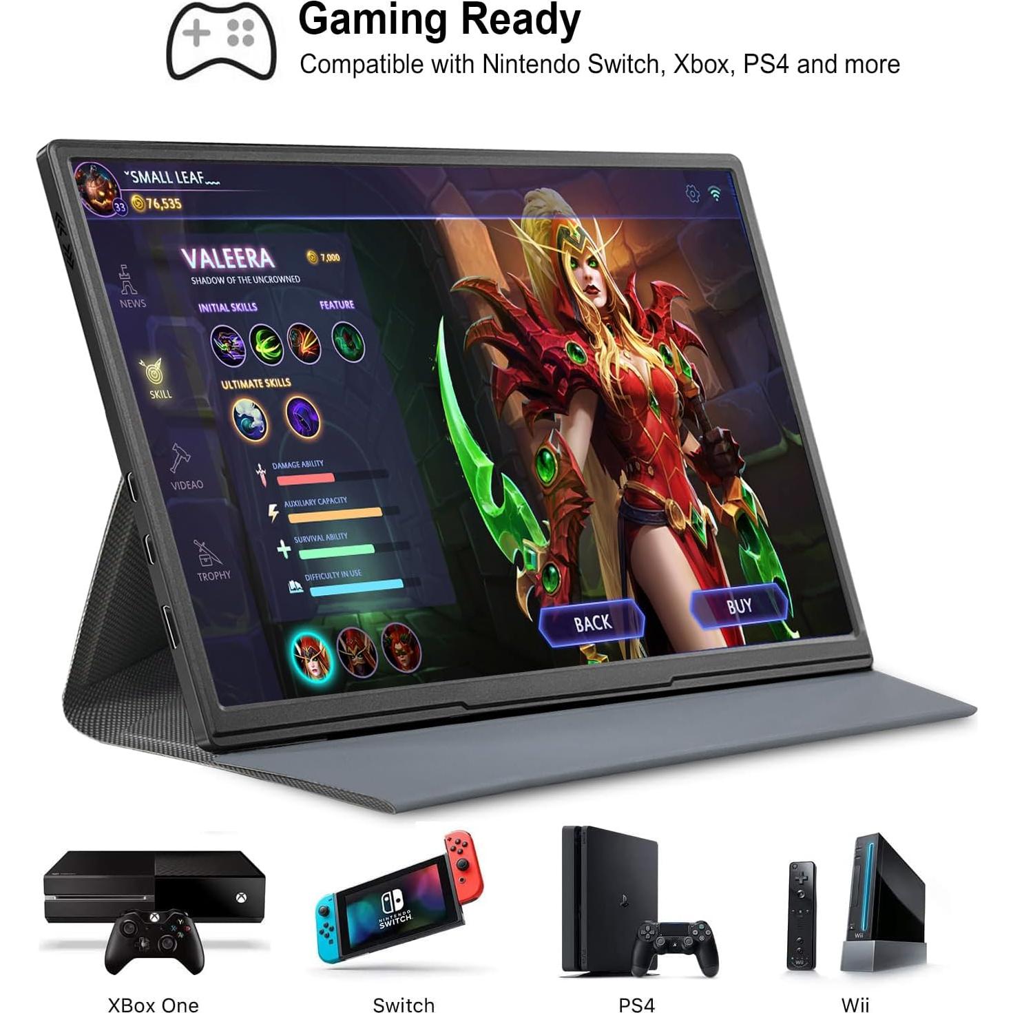 Monitor portátil Moonka P10 FHD 10.5" 1920x1280 IPS