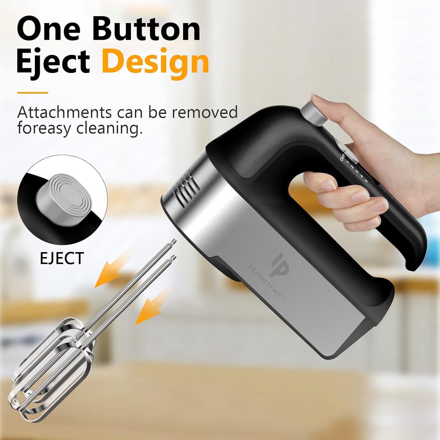 Batidora de Mano LILPARTNER 450W 5 Velocidades y Accesorios