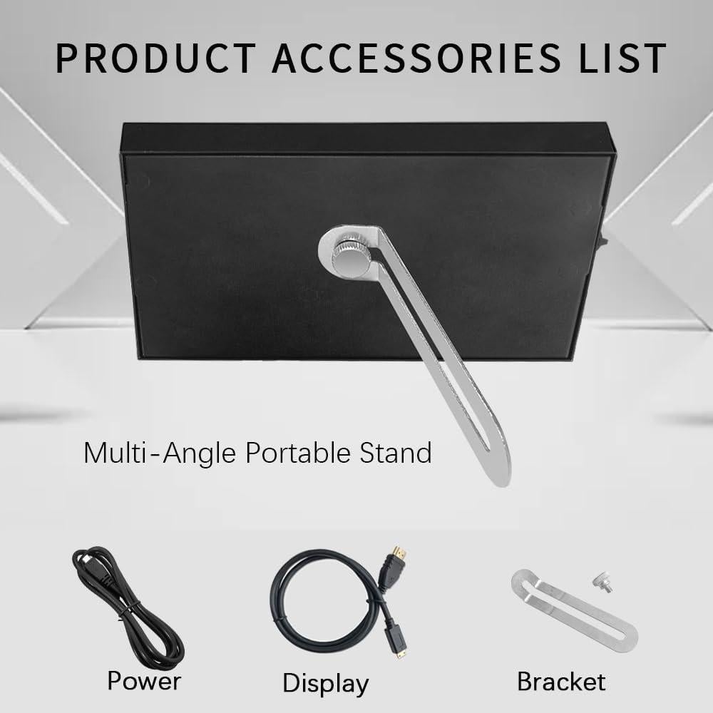 Monitor portátil JLTTEK 5" Full HD 1024x600 HDMI para Raspberry Pi