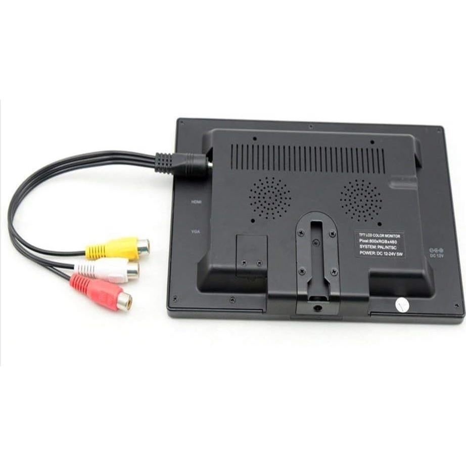 Monitor LCD 9" Camecho HD 800x600 HDMI/VGA para Auto