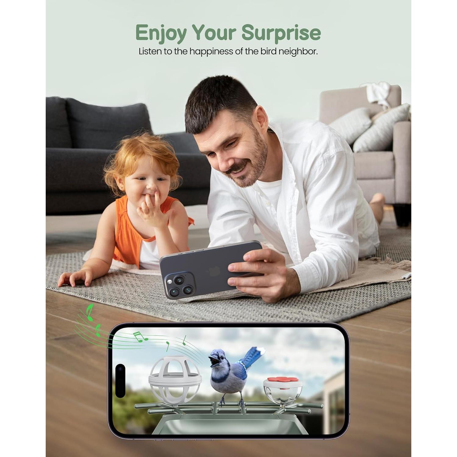 Comedero Inteligente para Aves PEEIPM con Cámara Solar 2K