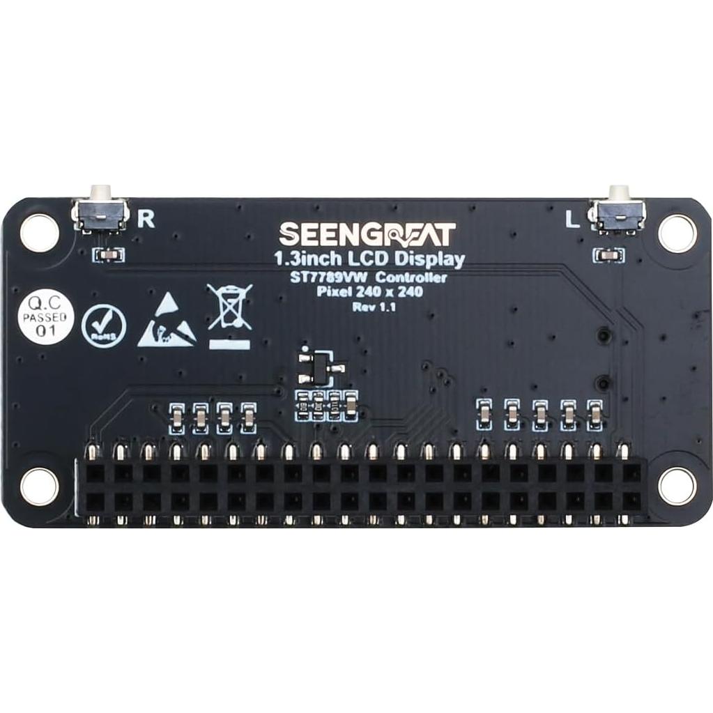 Pantalla LCD 1.3" xicolee ST7789 240x240 RGB para Raspberry Pi