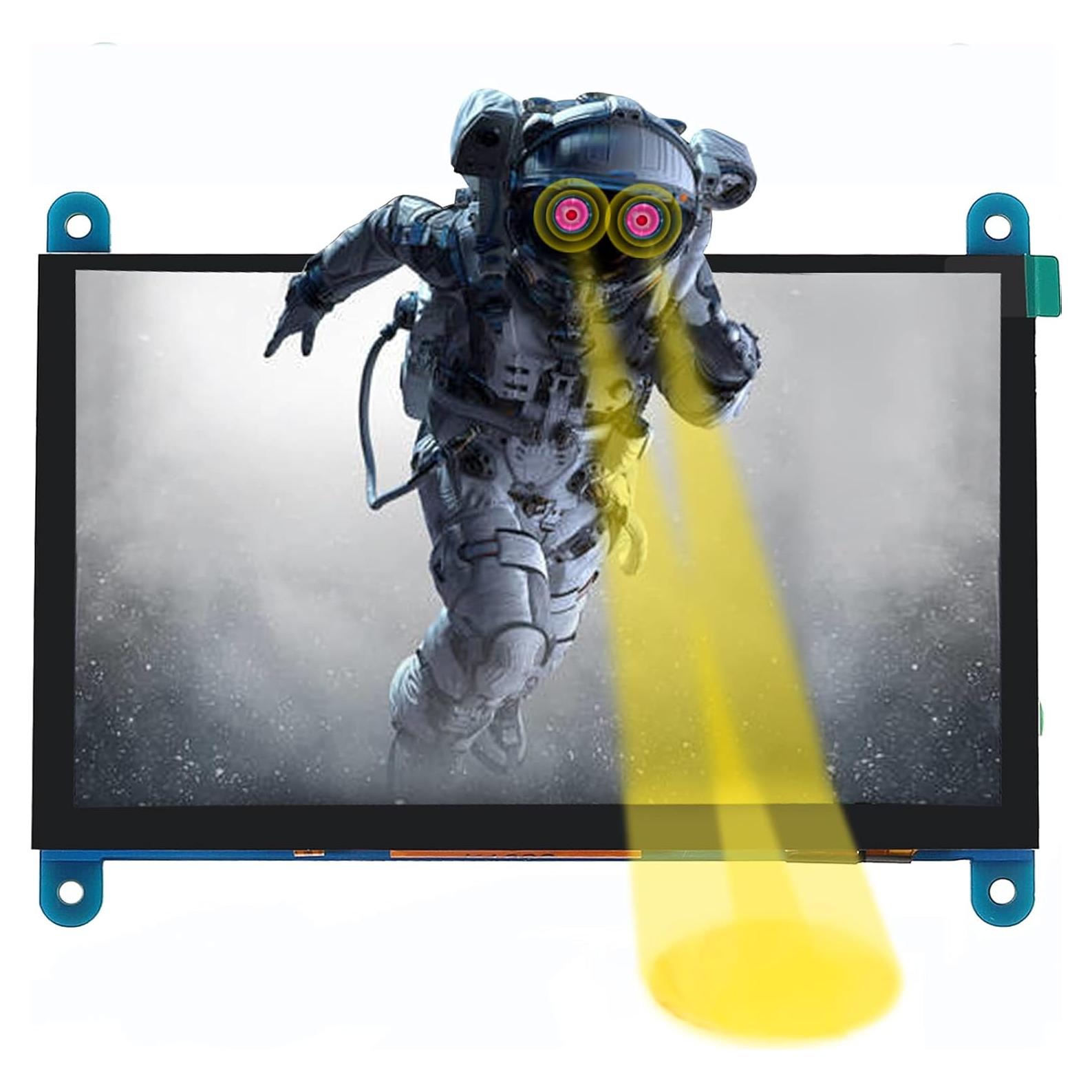 Pantalla Táctil 5" DORHEA HDMI 800x480 para Raspberry Pi