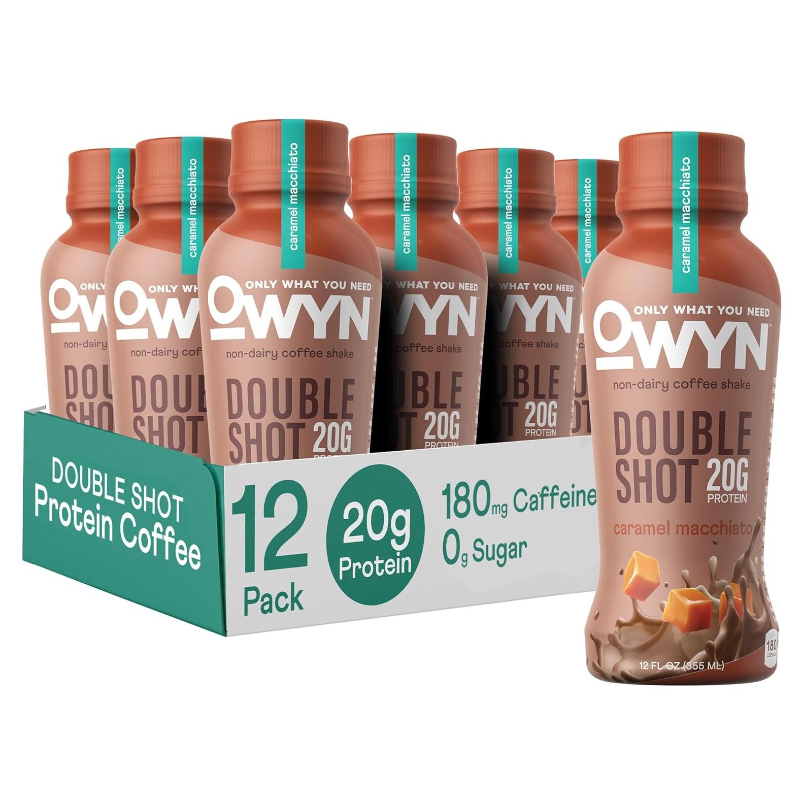 Batido de Proteína Vegano OWYN Caramelo Macchiato 12x355ml