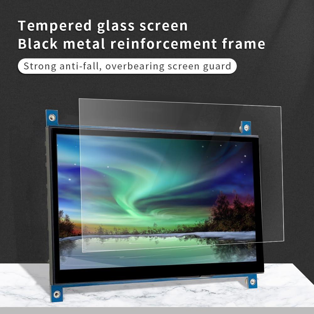 Monitor HDMI Portátil JniTyOpt 7" IPS Táctil 1024x600