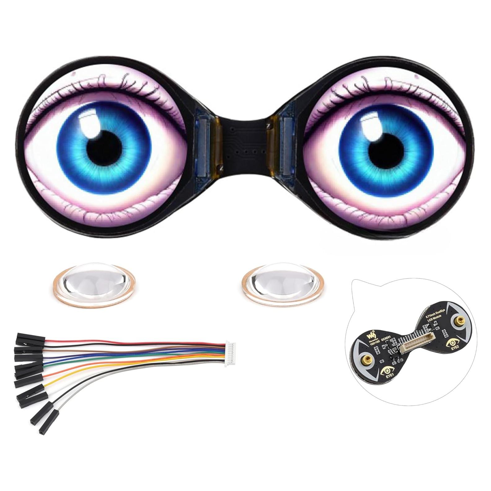 Módulo de Pantalla LCD Redonda Wonrabai 1.8 cm 160x160 IPS