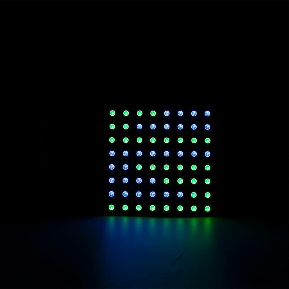 Módulo LED WS2812B RGB 8x8 Píxeles Controlador DC5V