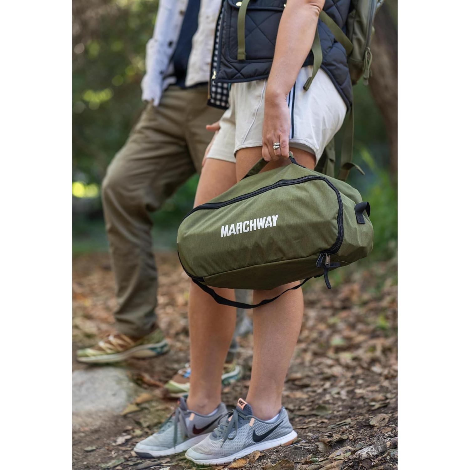 Cama Plegable MARCHWAY para Camping 2,95 kg Negra